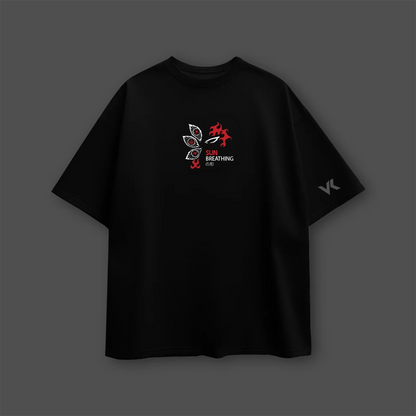 Sun Breathing Legend Yoriichi – Oversized Fit Black T-Shirt