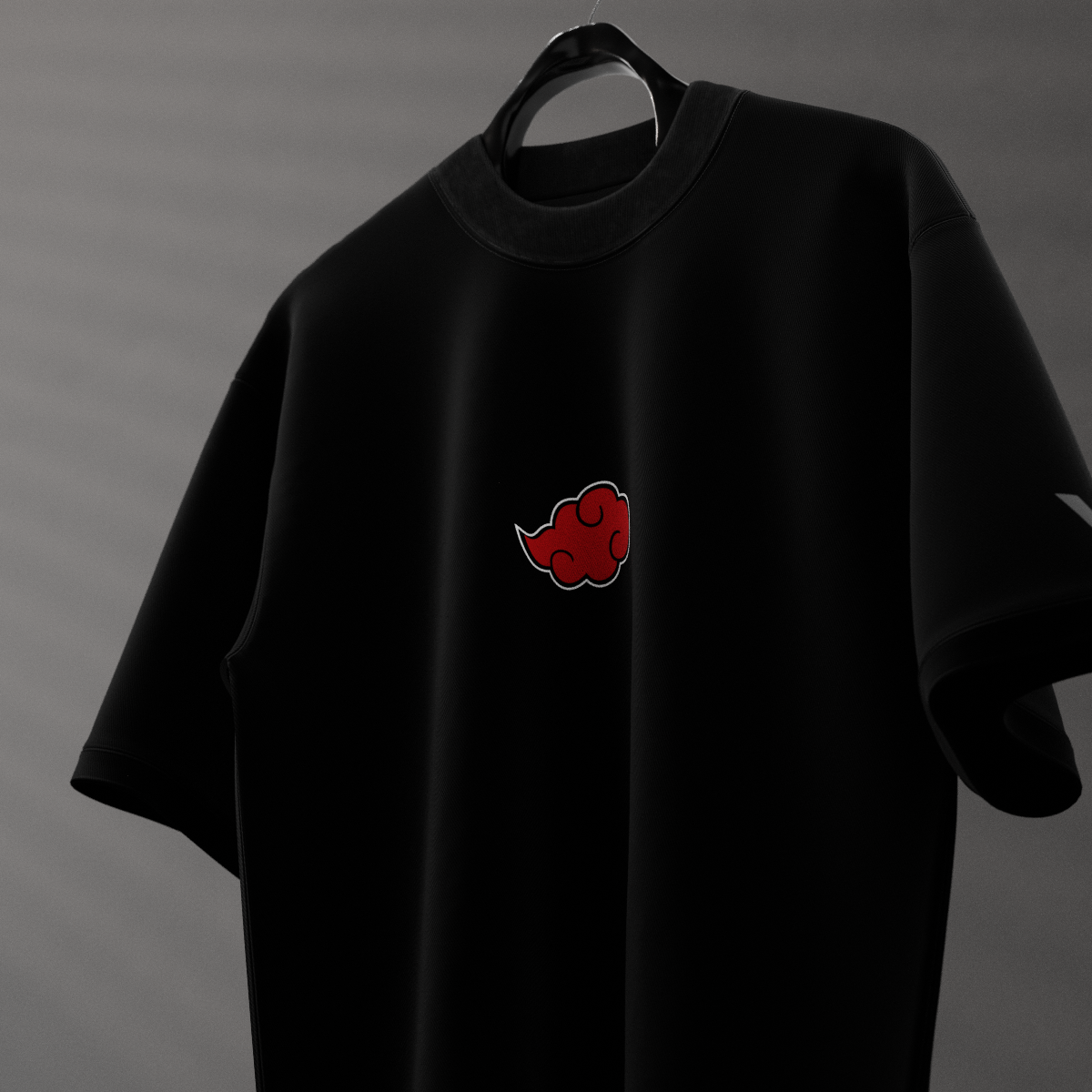Naruto Uzumaki Kurama Mode – Oversized Fit Black T-Shirt