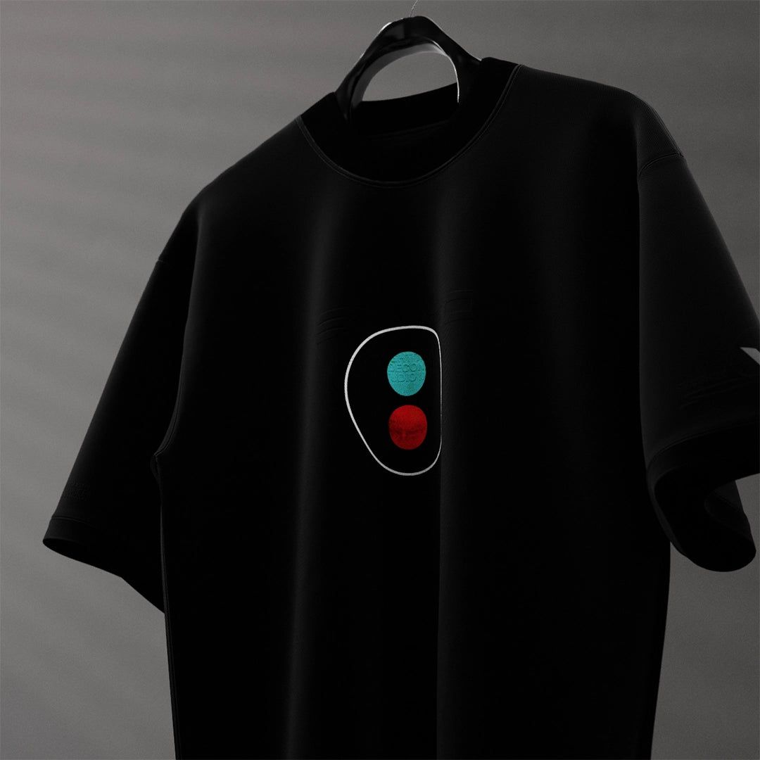Steven Wilson Guitar Oversized Fit Black T-Shirt