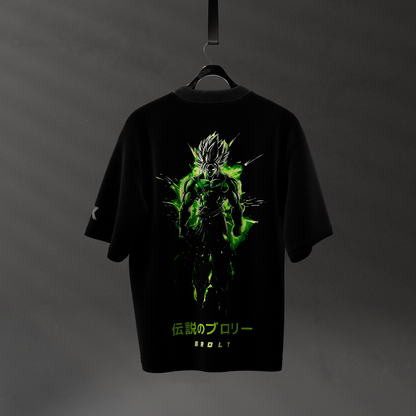Broly Dragon Ball Z Black Oversized Fit T-Shirt