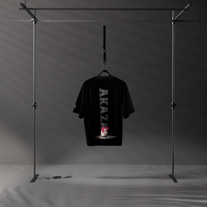 Akaza Is Back Demon Slayer Black Oversized Fit T-shirt