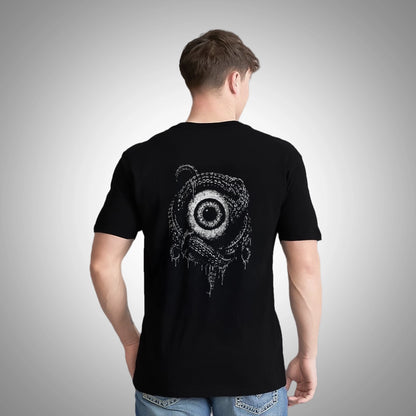 Vlack Watch You Play Black Regular Fit Tshirt