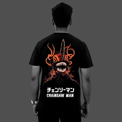 Chainsaw Man - Devil Unleashed - Black Regular Fit T-Shirt