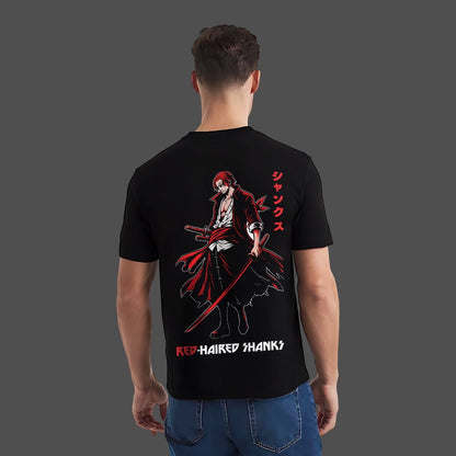 Red-Haired Shanks Regular Fit Black T-Shirt