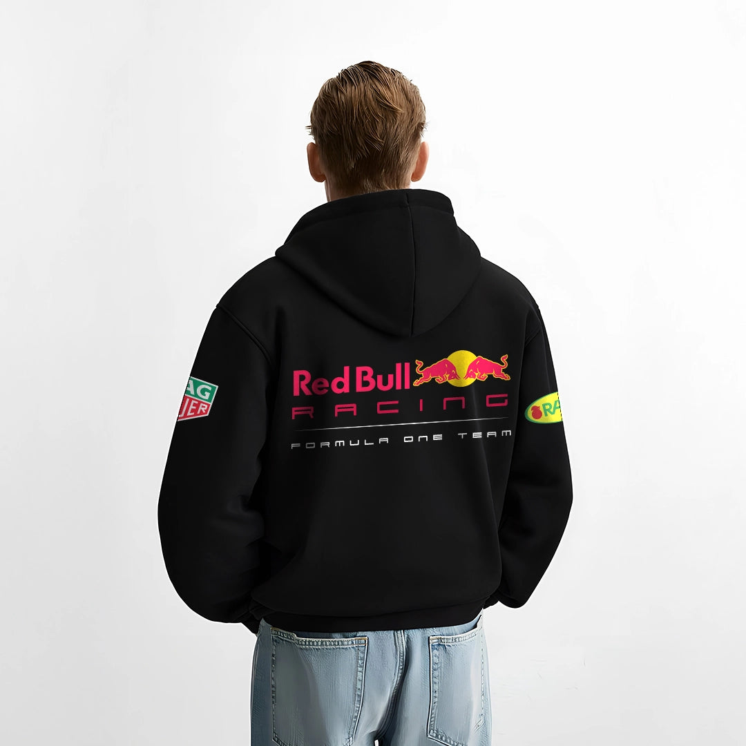 Vlack Redbull Racing Black Oversized Hoodie