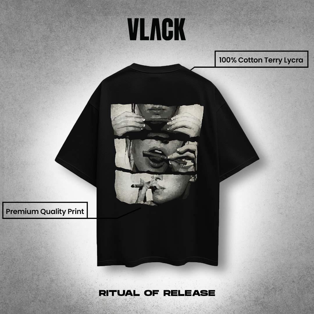 VLACK - Ritual Of Release – Oversized T-Shirt