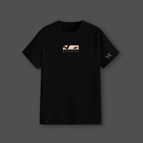 Sasuke Uchiha Sharingan – Regular Fit Black T-Shirt - 2