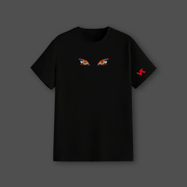 Akaza Blood Moon - Demon Slayer Black Regular Fit T-Shirt - 2