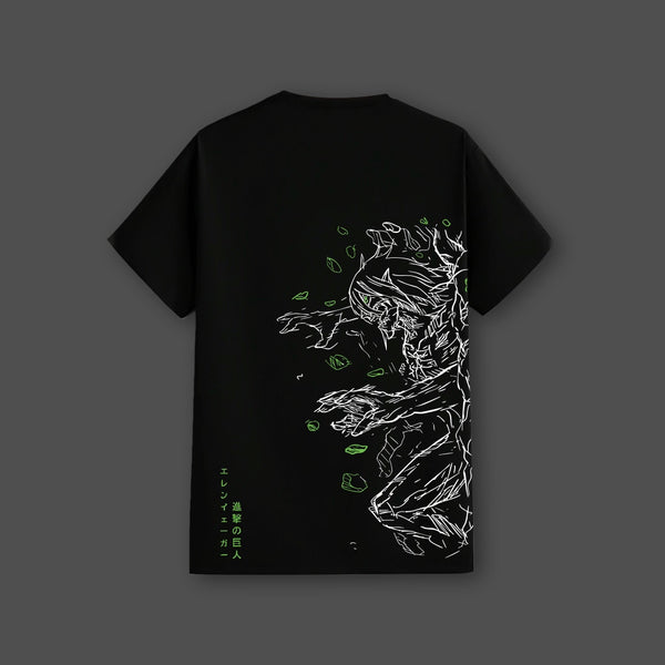 Titan Awakening - Attack on Titan Black Regular Fit T-Shirt
