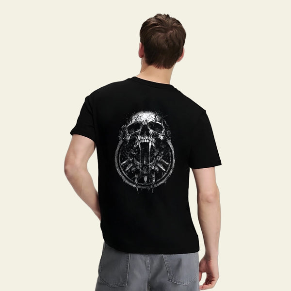 Vlack Bite The Rich Black Regular Fit Tshirt