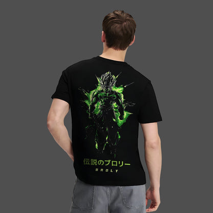 Broly Dragon Ball Z Black Regular Fit T-Shirt