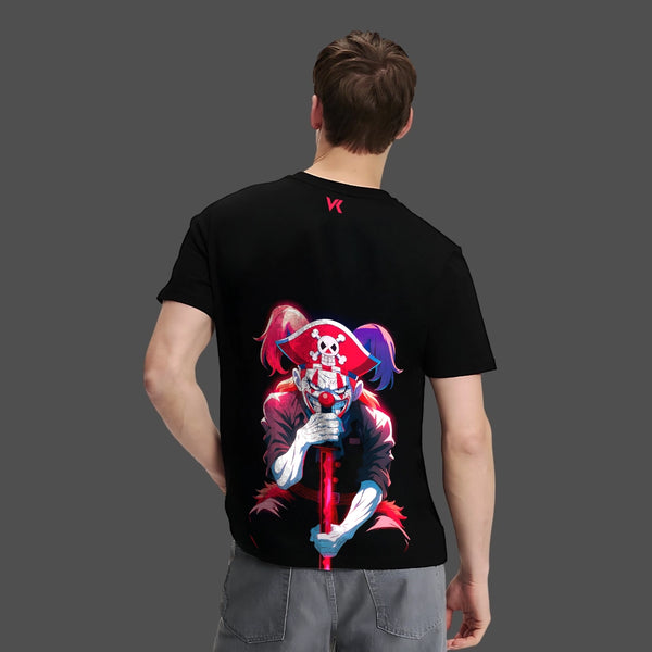 Buggy the Clown Regular Fit Black T-Shirt