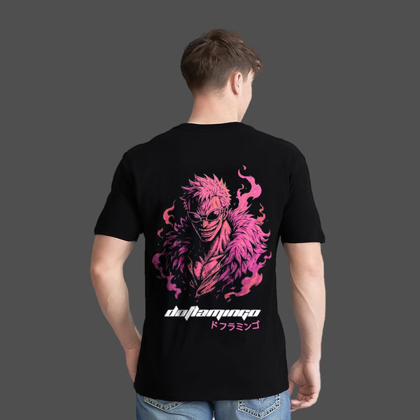 Donquixote Doflamingo Regular Fit Black T-Shirt