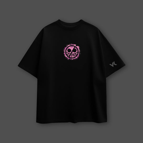 Donquixote Doflamingo Oversized Fit Black T-Shirt - 2