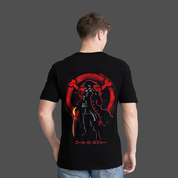 Gol D. Roger Regular Fit Black T-Shirt