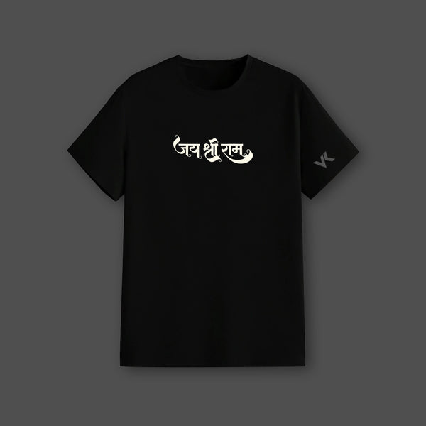 Jai Hanuman Ji Regular Fit Black T-Shirt - 2