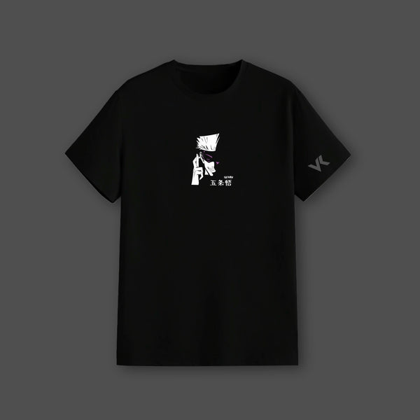 Satoru Gojo Limitless – Regular Fit Black T-Shirt - 2