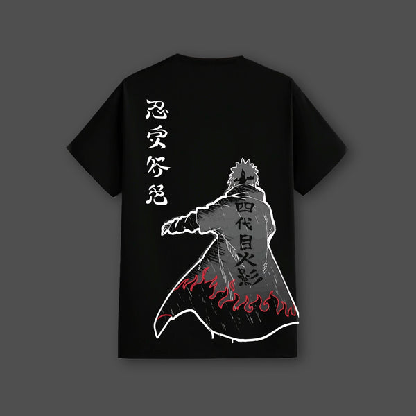Flash Minato – Regular Fit Black T-Shirt