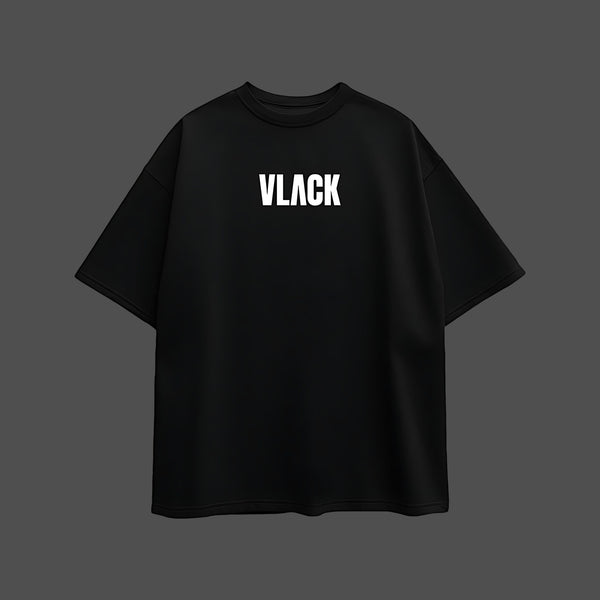 Solo Leveling - Front Puff Print Black Oversize Fit Tshirt - 2