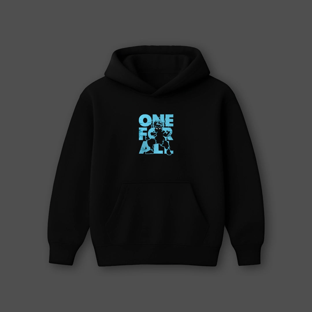Oversized black hoodie featuring cool graphic design and a front pocket for comfort and style