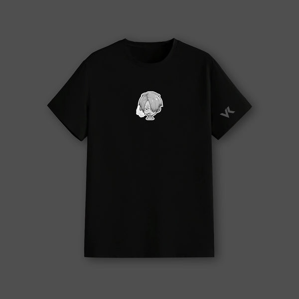 Sanji Regular Fit Black T-Shirt - 2