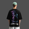 Iguro Obanai - Serpent of Silence - Black Oversize Fit T-Shirt