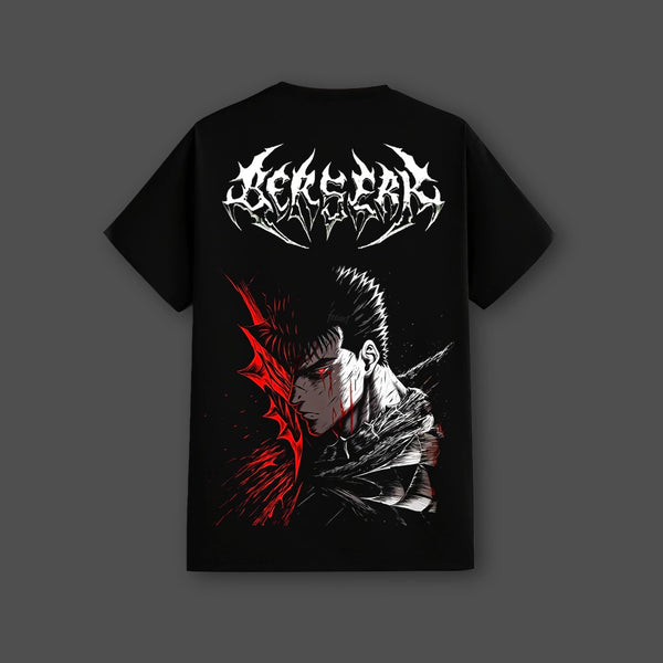 Berserk - Pain into Power - Black Regular Fit T-Shirt