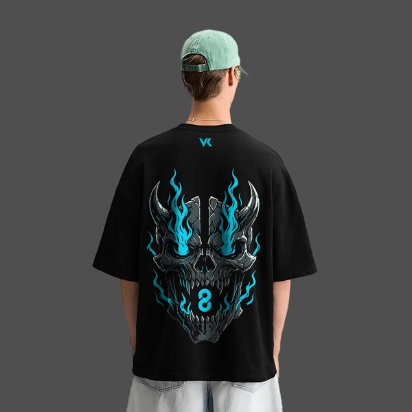 Kaiju No.8 Black Oversized Fit T-shirt