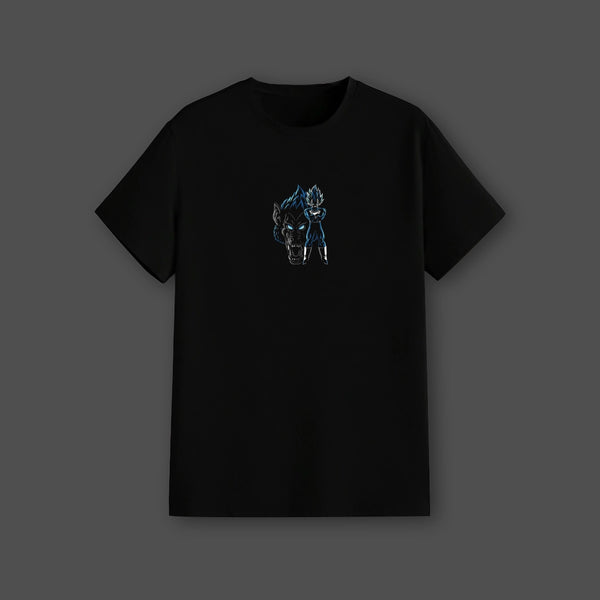 Vegeta Saiyan Evolution – Regular Fit Black T-Shirt - 2
