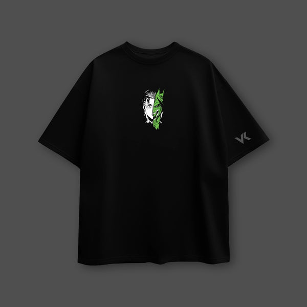 Titan Awakening - Attack on Titan Black Oversized Fit T-Shirt - 2