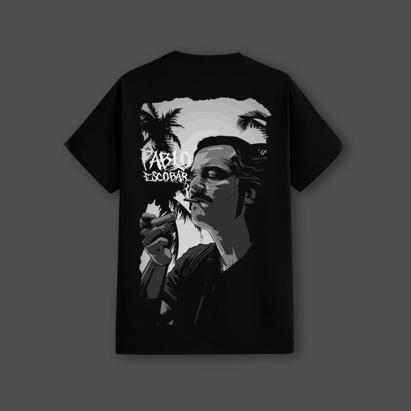 Escobar in Shadows - Front HD Print - Regular Fit T-Shirt