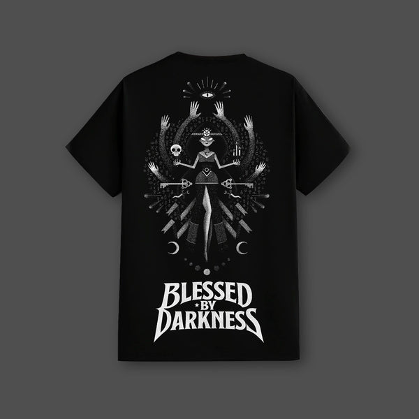 Blessed By Darkness - Black Regular Fit T-Shirt
