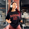 Baddies Lift - Black Oversize Fit T-Shirt