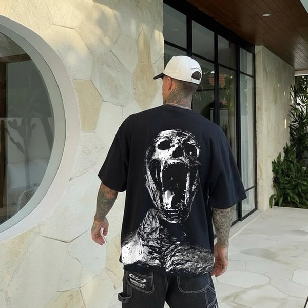 Vlack So Do I Black Oversized Fit Tshirt