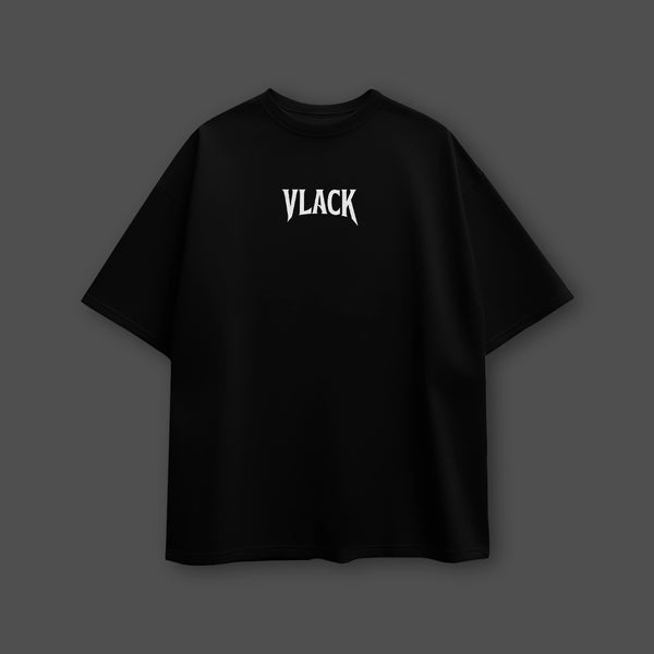 Blessed By Darkness - Black Oversize Fit T-Shirt - 2