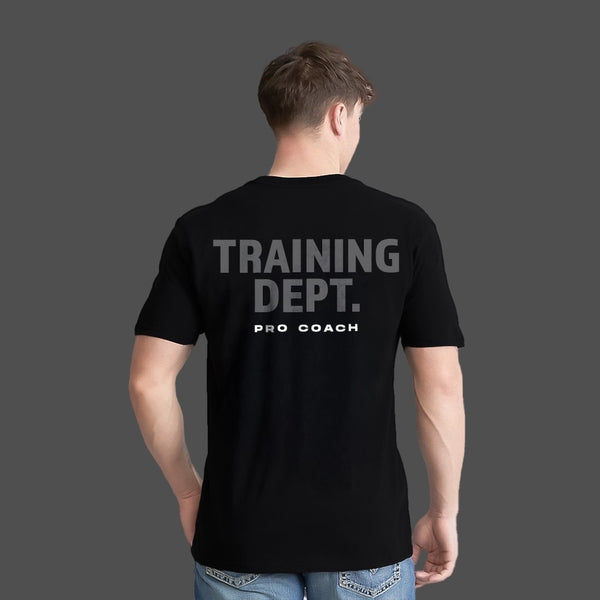 Vlack Training Dept Black Regular Fit T-Shirt