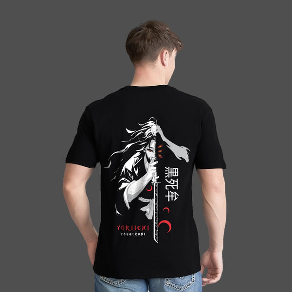 Yoriichi & Kokushibo Regular Fit Black T-Shirt